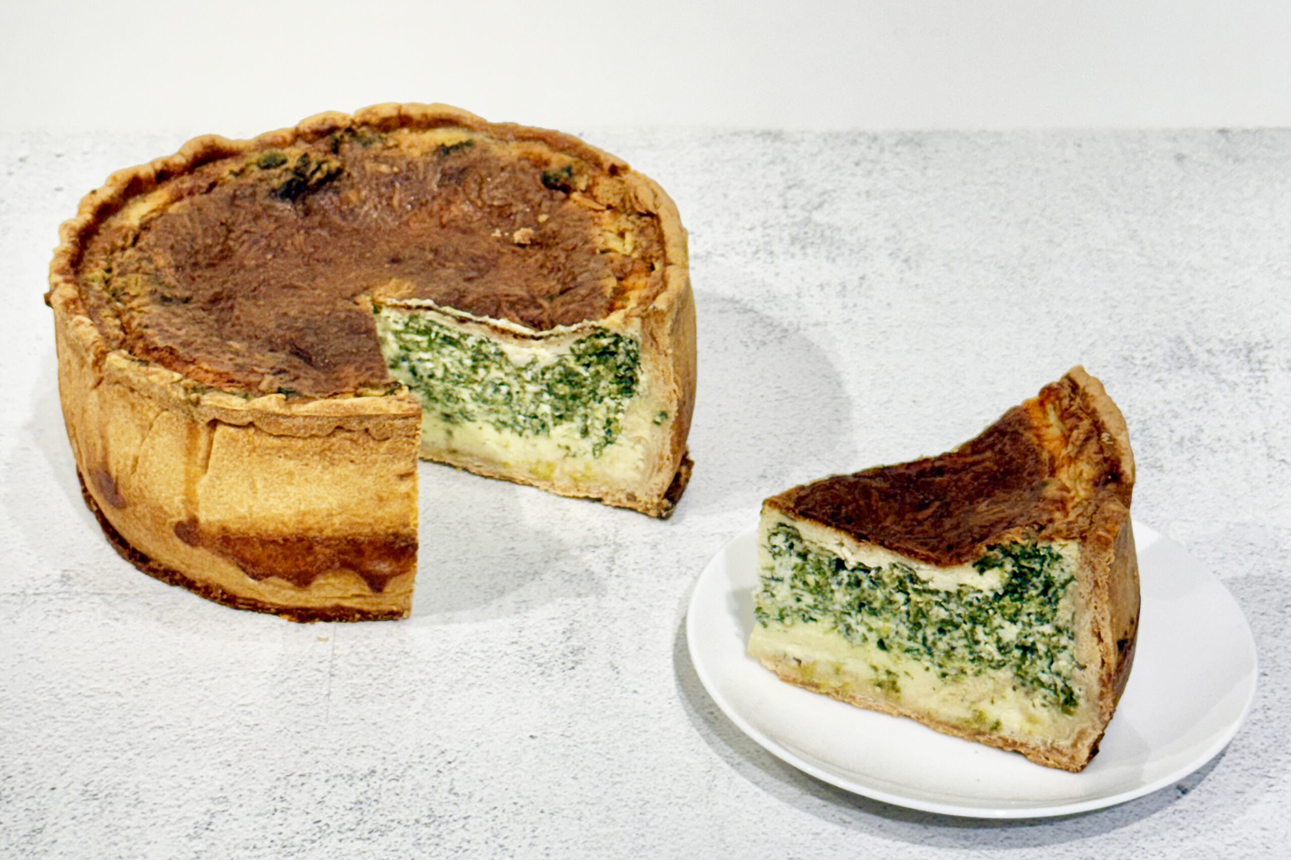 Spinach Gruyere Quiche