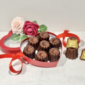 7pc Cannelé de Bordeaux Heart Gift Box